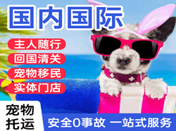 成吉思汗机场邮寄国际宠物托运 【国